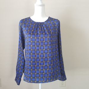 the Limited blouse for lady size S blue color long sleeves
